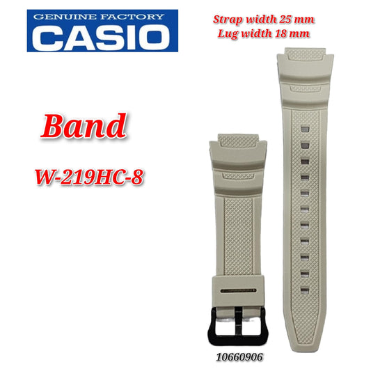 Genuine Casio W-219HC-8 -Replacement Parts - BAND/RESIN