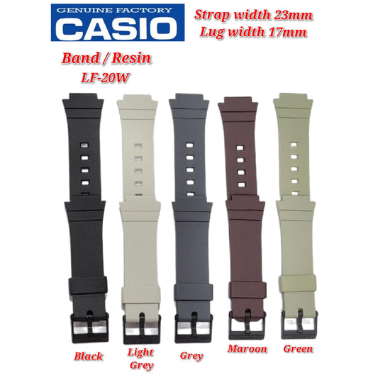Genuine Casio LF-20W Replacement Parts - BAND/RESIN