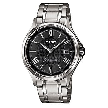 Casio MTP-1383D-1A Silver Color Stainless Steel Analog Men's Quartz Watch
