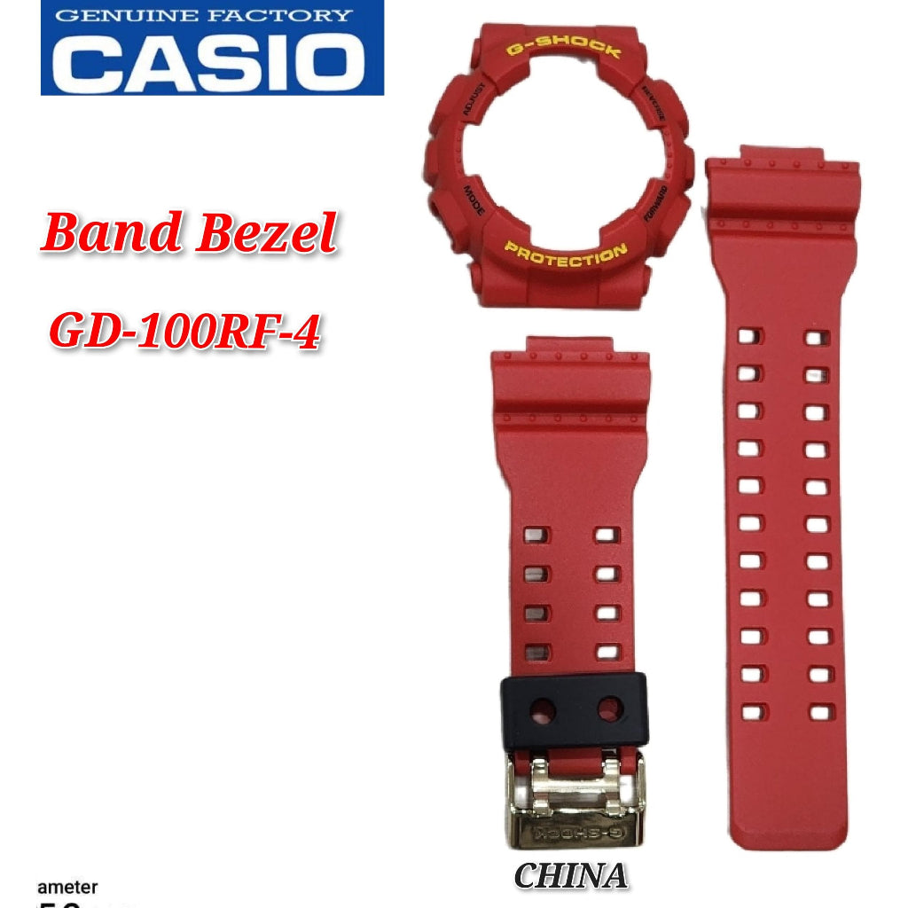 Casio G-Shock GD-100RF-4 Replacement Parts -Band and Bezel ..