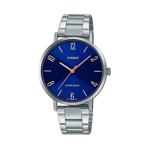 Casio General LTP-VT01D-2B2 Stainless Steel Band Women Watch