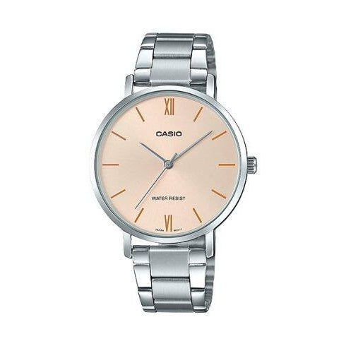 Casio General LTP-VT01D-4B Stainless Steel Band Women Watch