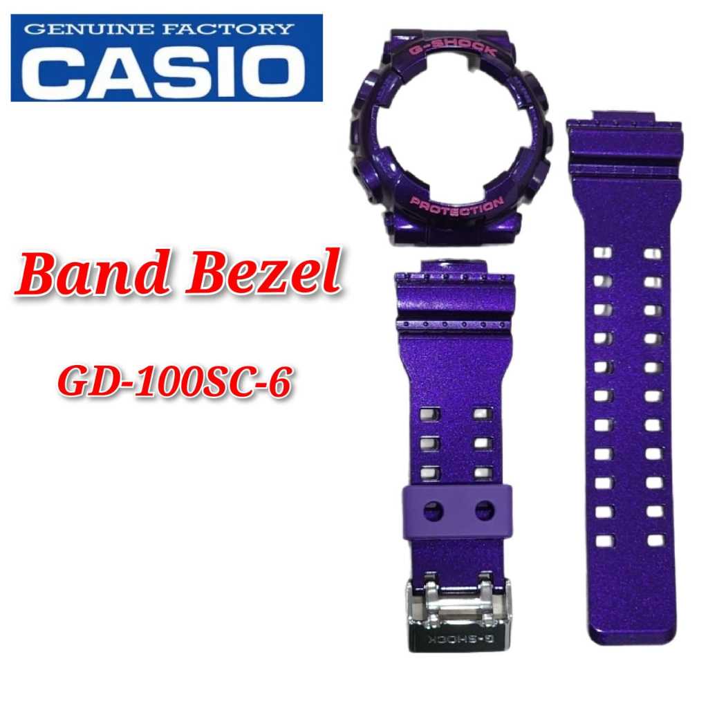 Casio G-Shock GD-100SC-6 Replacement Parts -Band and Bezel ..