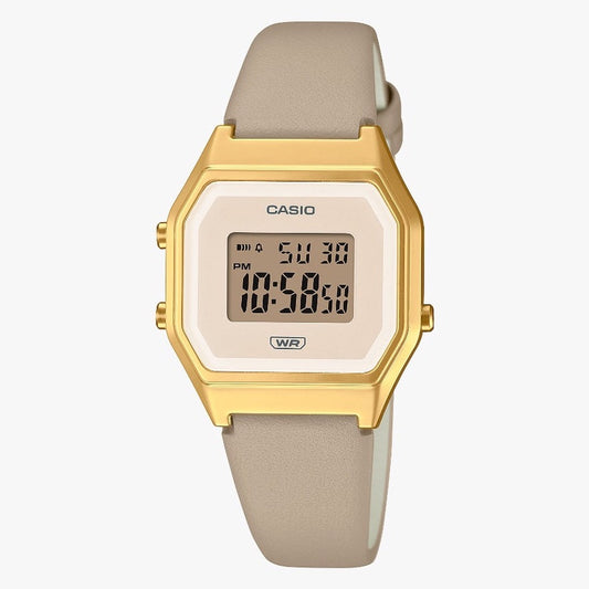 Casio LA680WEGL-5 Vintage Digital Ladies Dress Fashion Classic Watch