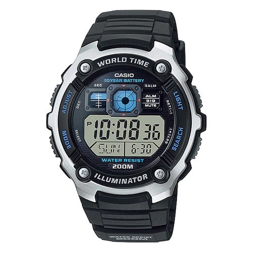 Casio Youth Digital Resin Band Men Watch AE-2000W-1A