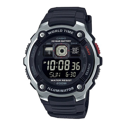 Casio Youth Digital Resin Band Men Watch AE-2000W-1B