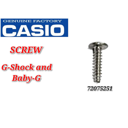 Original Casio G-shock GA-110 / GD-X6900 / GD-350 / GD-400  / G-7900 Replacement Parts - SCREW (72075251)