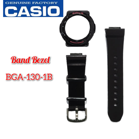 Casio Baby-G BGA-130-1B Replacement Parts -Band & Bezel