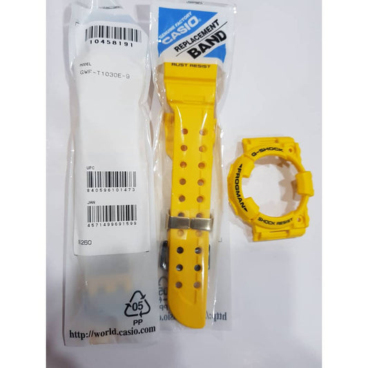 G-Shock Watch GWF-T1030E-9 Resin Band & Bezel Replacement Parts