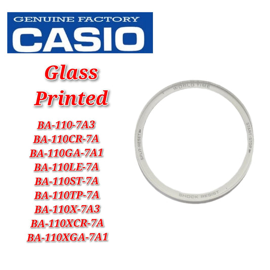 Casio BABY-G BA-110CR-7A - Replacement Parts - GLASS/PRINTED ..