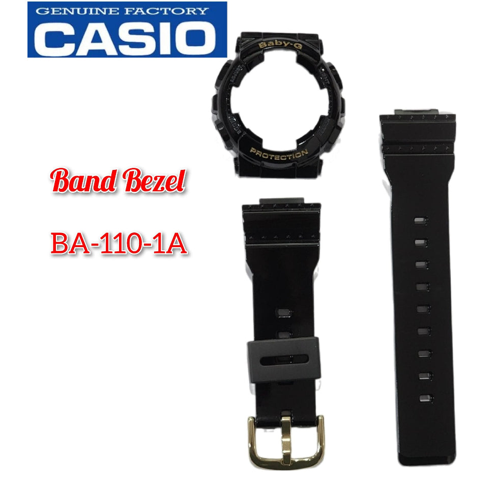 Casio Baby-G BA-110-1A Replacement Parts -Band & Bezel - Glossy