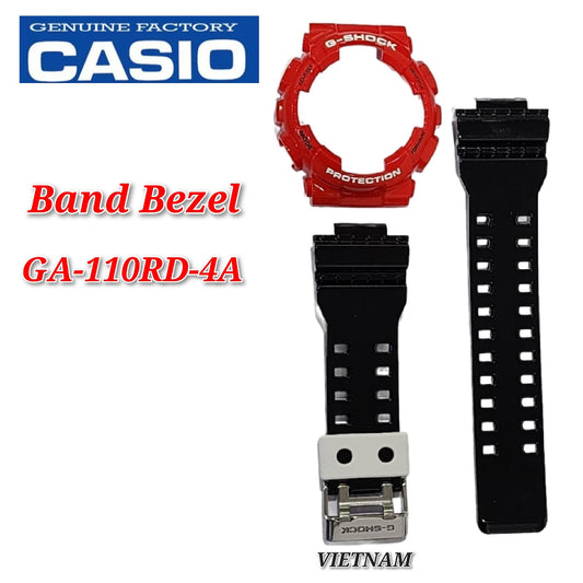 Casio G-Shock GA-110RD-4A Replacement Parts -Band and Bezel ..