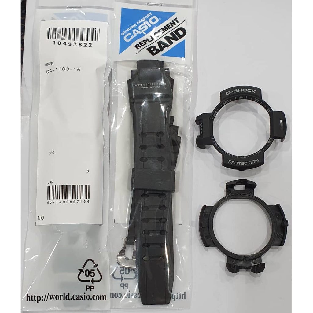 Casio G-Shock GA-1100-1A Replacement Parts -Band and Bezel ..