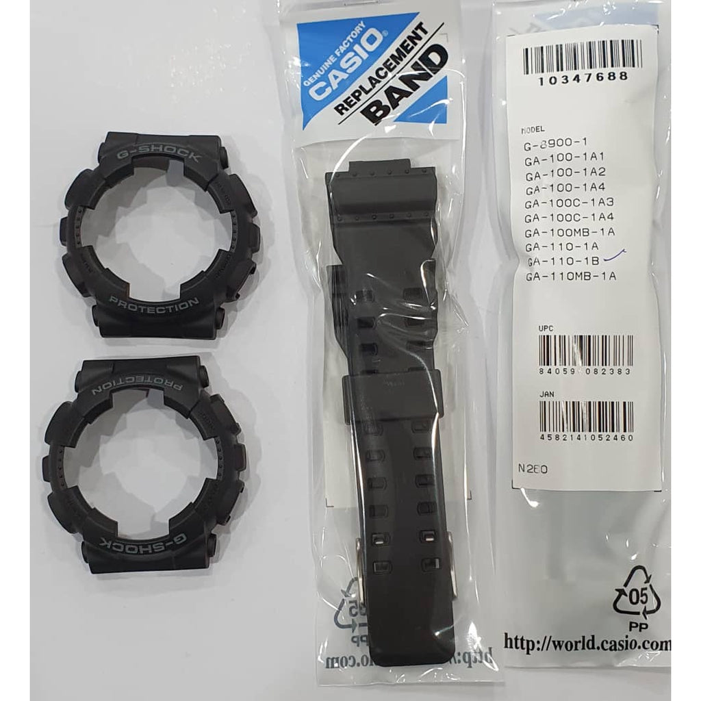 Casio G-Shock GA-110-1B Replacement Parts -Band and Bezel ..GA-110