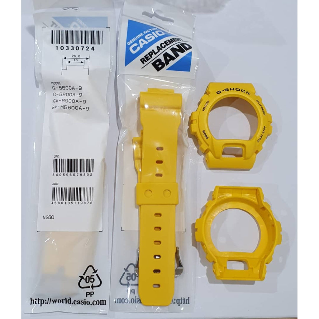 Casio G-shock G-6900A-9 Replacement Parts -Band & Bezel