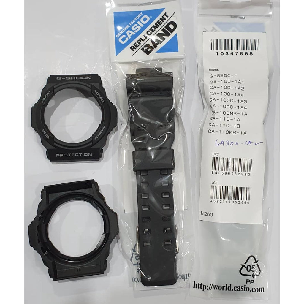 Casio G-Shock GA-300-1A Replacement Parts -Band and Bezel ..