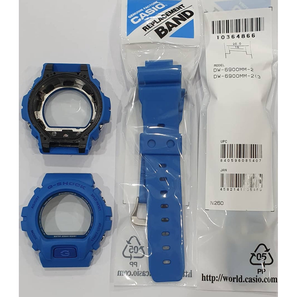 Casio G-Shock DW-6900MM-2 Replacement Parts - Band and Case/Centre..