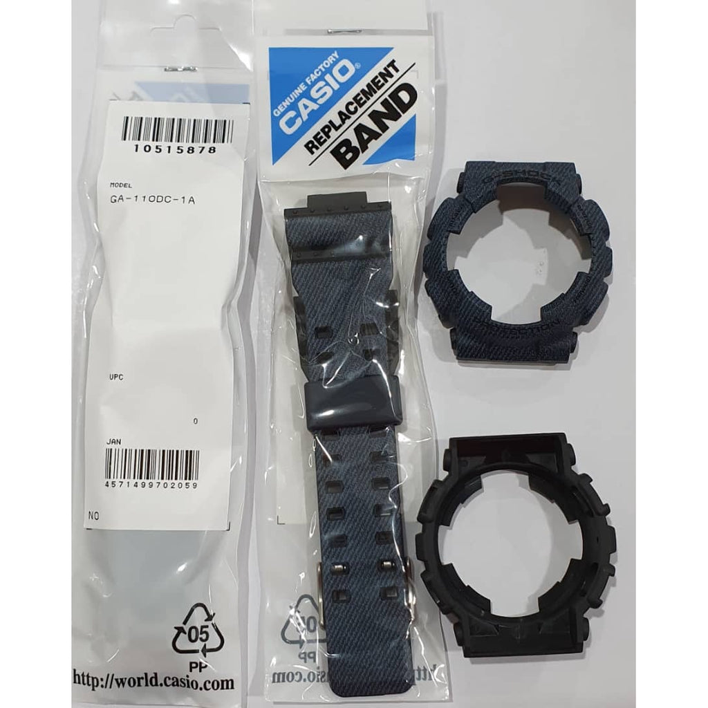 Casio G-Shock GA-110DC-1A Replacement Parts -Band and Bezel ..