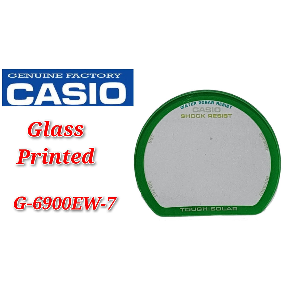 Casio G-Shock G-6900EW-7 - Replacement Parts - GLASS/PRINTED