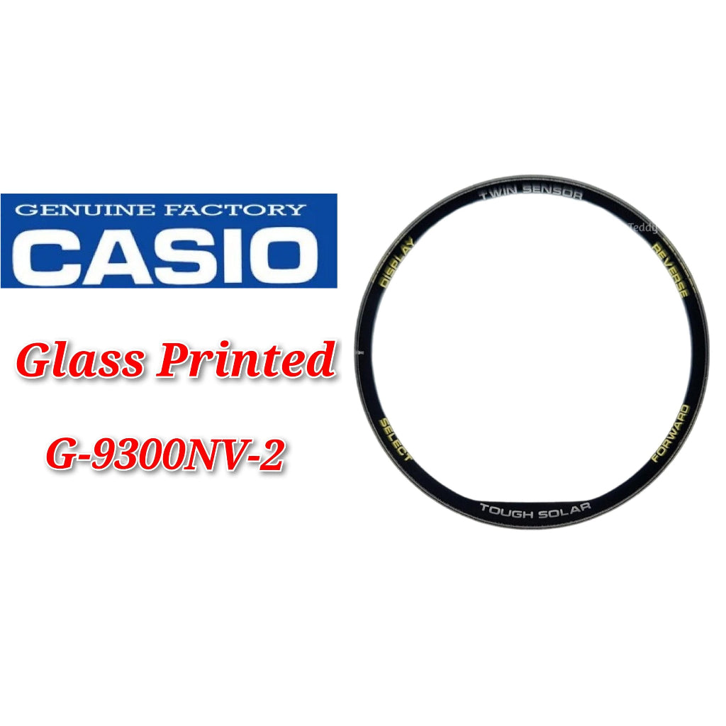 Casio G-shock G-9300NV-2 Replacement Parts - GLASS/PRINTED