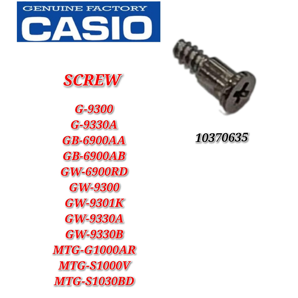 Original Casio G-shock G-9300 / GB-6900AB /  GW-6900RD  Replacement Parts - SCREW (10370635)