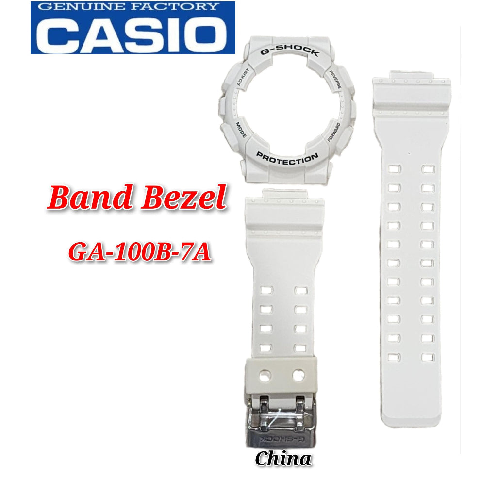 Casio G-Shock GA-100B-7A Replacement Parts -Band and Bezel ..