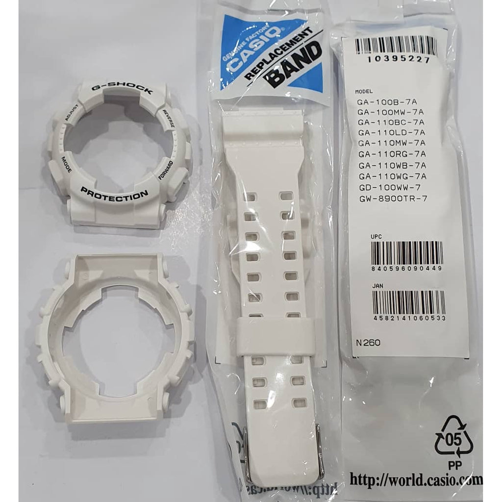 Casio G-Shock GA-100B-7A Replacement Parts -Band and Bezel ..