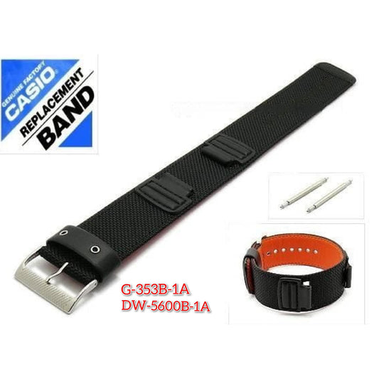 Original Casio G-shock DW-5600B-1A / G-353B-1AV / DW-5600B-1AV Replacement Parts - BAND/CLOTH LEATHER