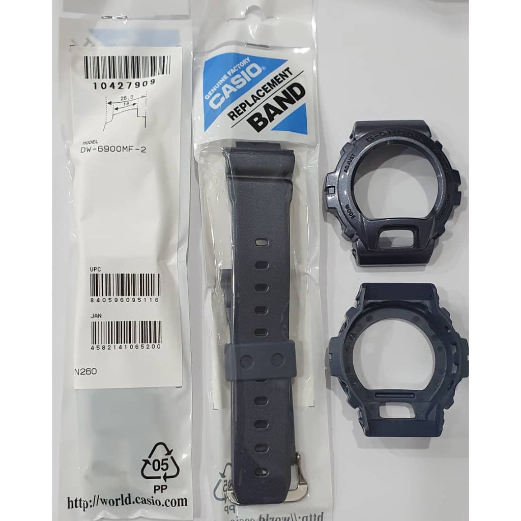 Casio G-shock DW-6900MF-2 Replacement Parts - Band and Bezel