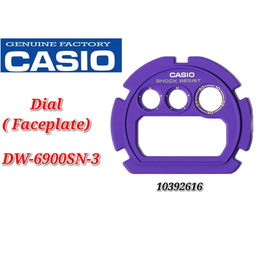 Original Casio G-shock DW-6900SN-3 Replacement Parts - DIAL (faceplate)