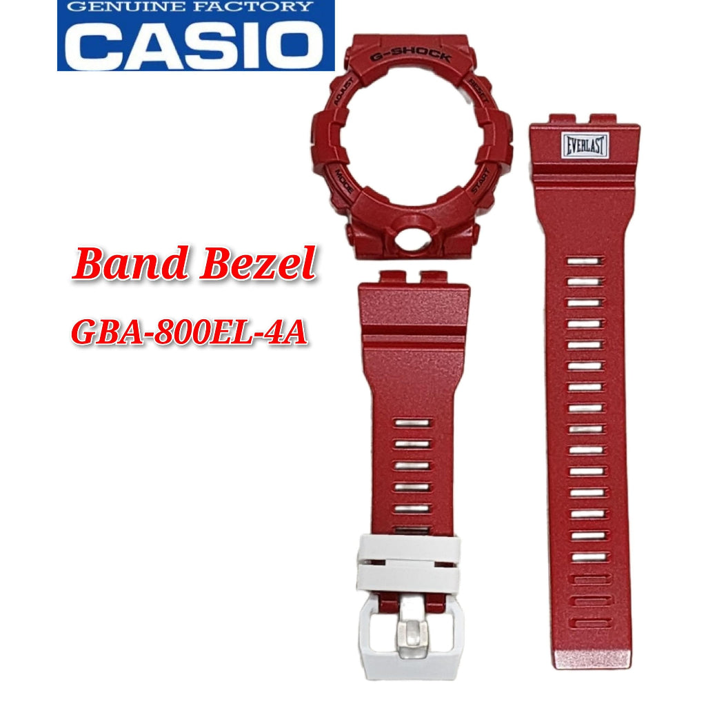 Casio G-Shock GBA-800EL-4A Replacement Parts -Band and Bezel ..