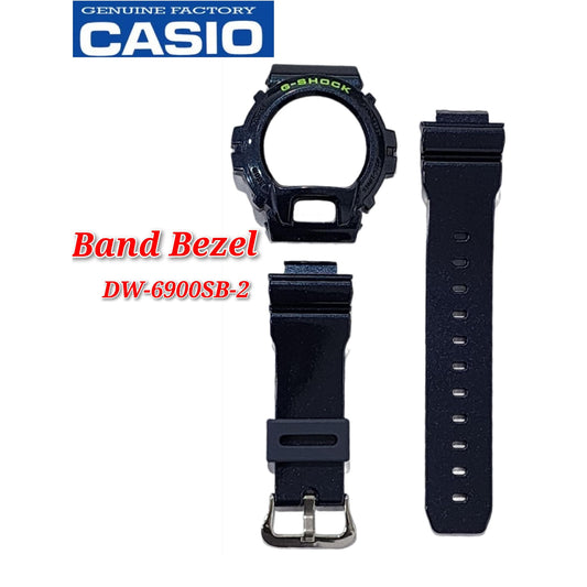 Casio G-shock DW-6900SB-2 Replacement Parts -Band & Bezel