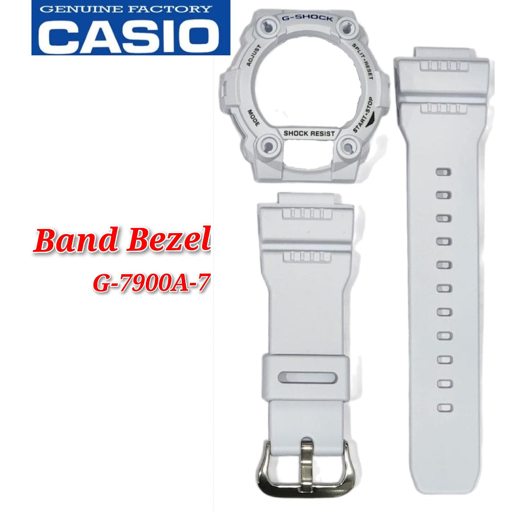 Casio G-Shock G-7900A-7 / G-7900 Replacement Parts -Band and Bezel