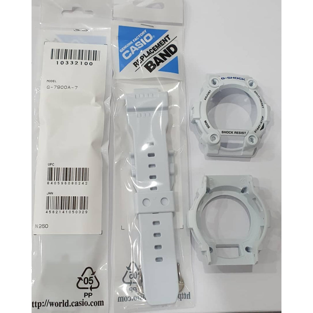 Casio G-Shock G-7900A-7 / G-7900 Replacement Parts -Band and Bezel