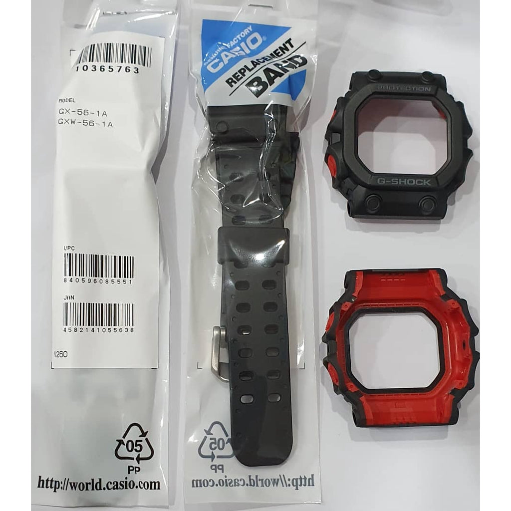 Casio G-Shock GXW-56-1A Replacement Parts -Band and Bezel ..