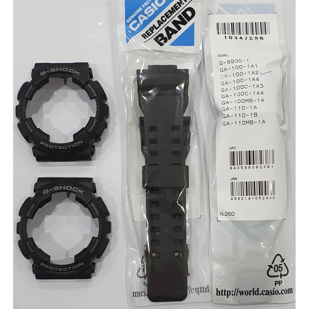 Casio G-Shock GA-100-1A2 Replacement Parts -Band and Bezel .. GA-100