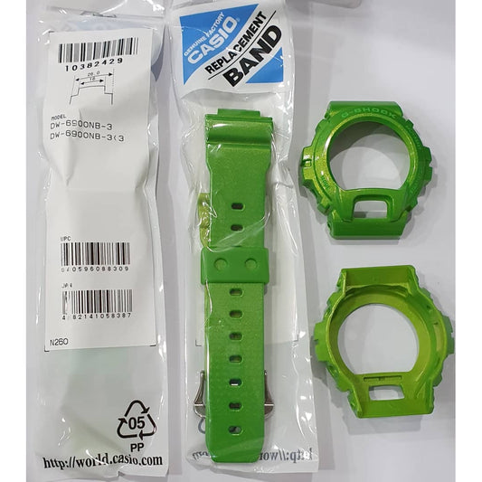 Original Casio G-shock DW-6900NB-3 Replacement Parts -Band and Bezel