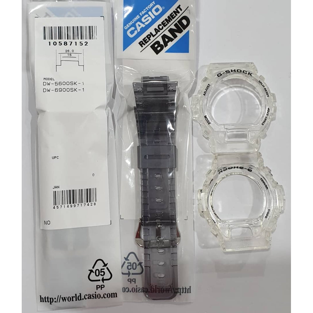 Casio G-shock DW-6900SK-1 Replacement Parts -Band & Bezel