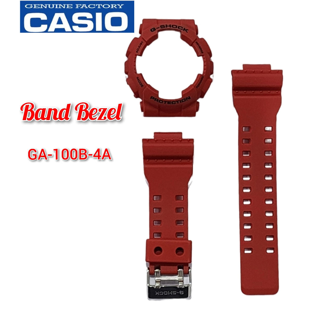 Casio G-shock GA-100B-4A replacement Parts - Bezel / Band