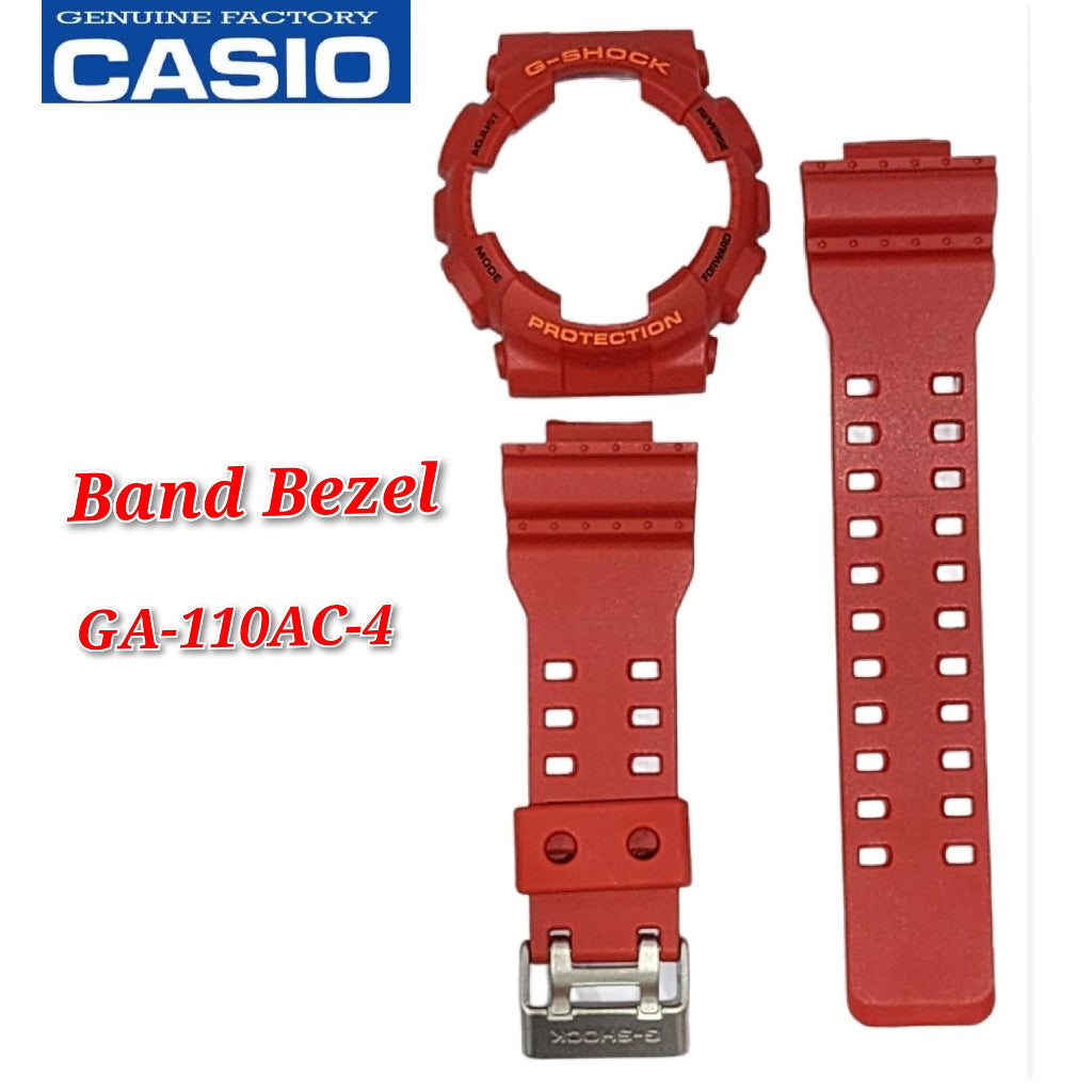 Casio G-Shock GA-110AC-4 Replacement Parts -Band and Bezel ..