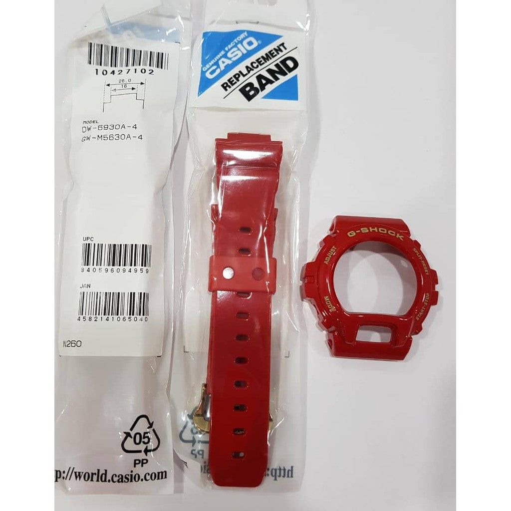 Casio G-shock DW-6930A-4 Replacement Parts -Band & Bezel