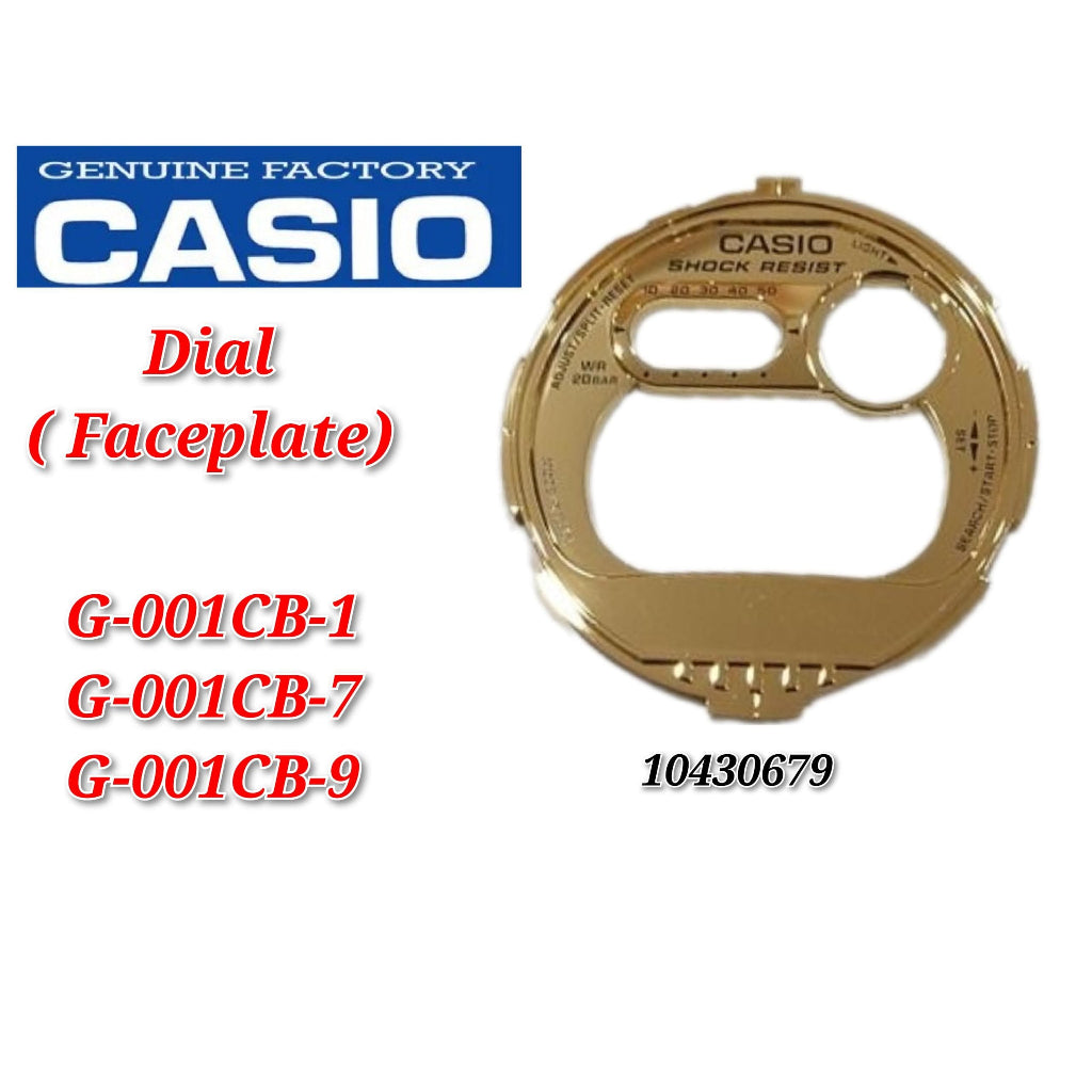 Casio G-shock G-001CB Replacement Parts -  DIAL (faceplate)