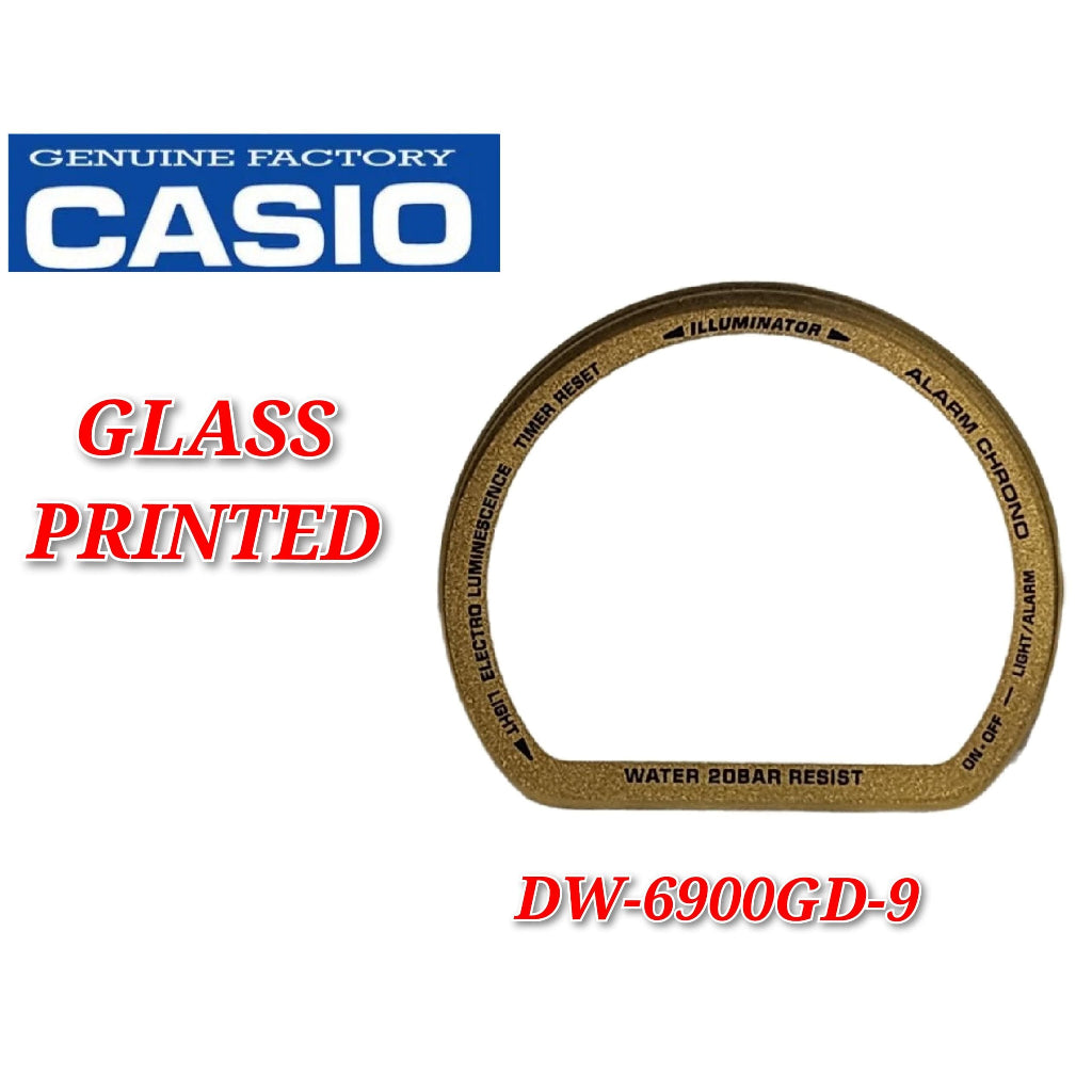 Casio G-shock DW-6900GD-9  Replacement Parts -  GLASS/PRINTED