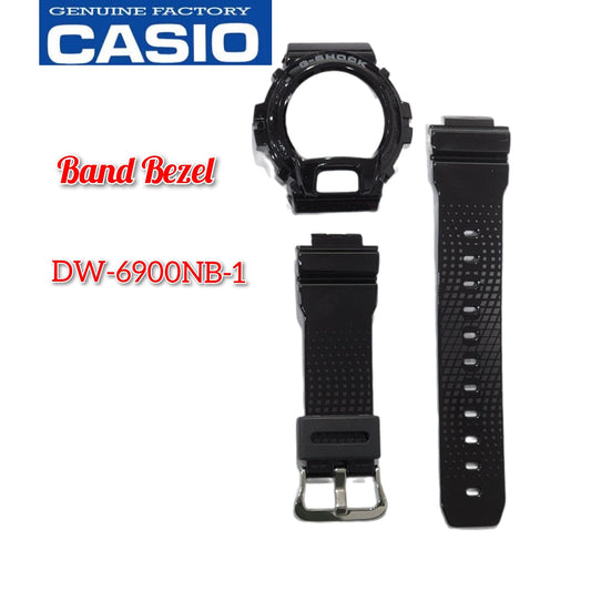 Casio G-Shock DW-6900NB-1 Replacement Parts -Band and Bezel