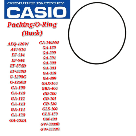 Original Casio G-shock GA-100 / GA-110 / GA-140 Replacement Parts - O-Ring