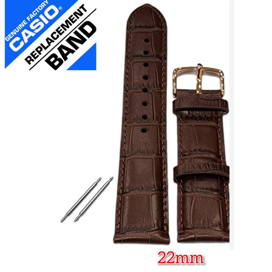 Casio Edifice Replacement Parts - Leather Strap 22mm