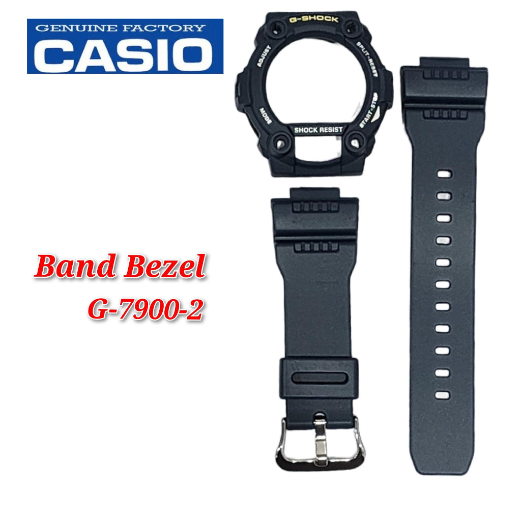 Casio G-Shock G-7900-2 Replacement Parts - BAND AND BEZEL