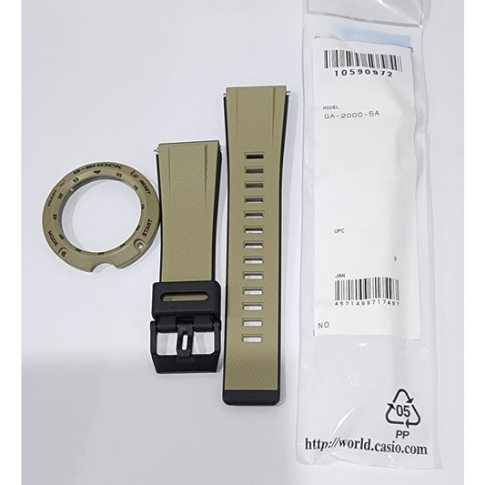 Original Casio G-shock GA-2000-5A Replacement Parts - BAND AND BEZEL