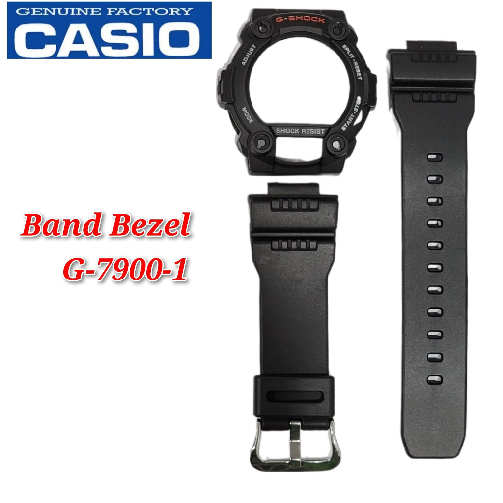 Casio G-shock G-7900-1 Replacement Parts -Band and Bezel