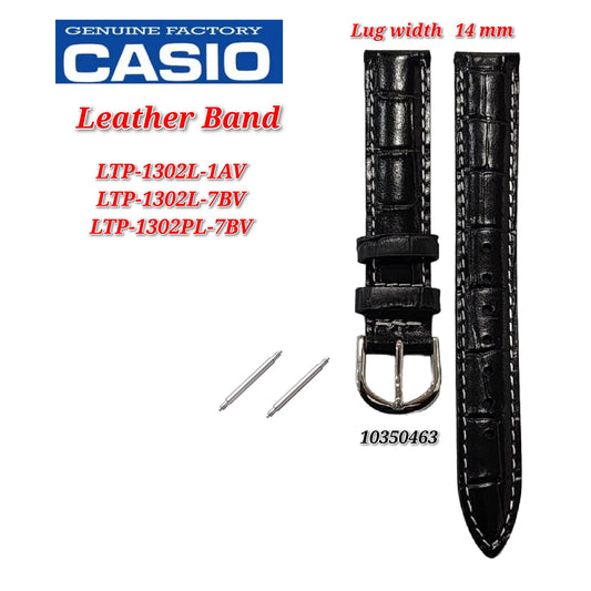 Genuine Casio LTP-1302L  (14MM) Replacement Parts - BAND/LEATHER